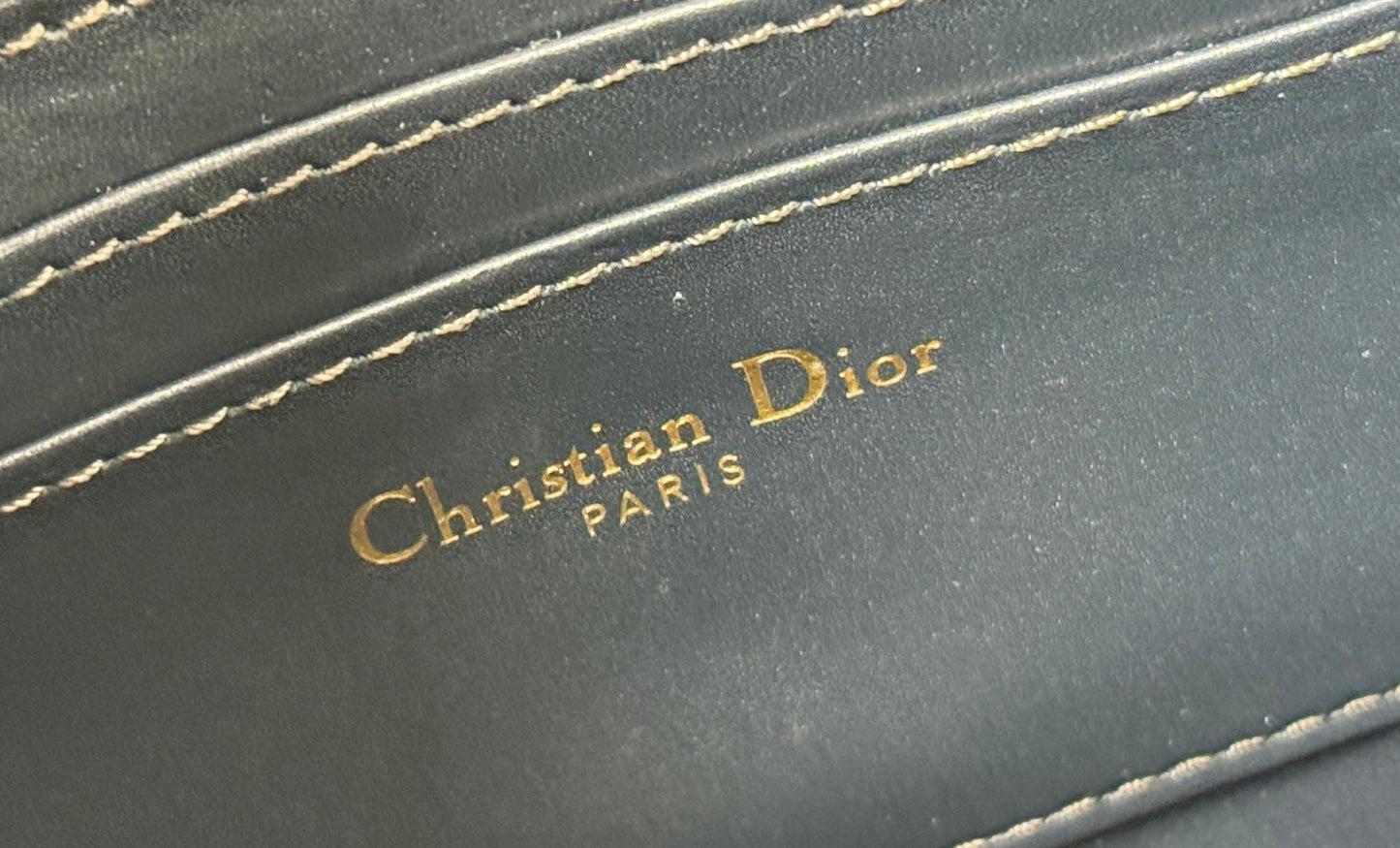 DIOR 25S 30 MONTAIGNE AVENUE POUCH WITH FLAP 30 IN BLUE OBLIQUE JACQUARD